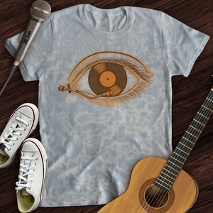 Eye with Vinyl Record Tie Dye T-Shirt