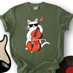 Cat Playing Cello T-Shirt