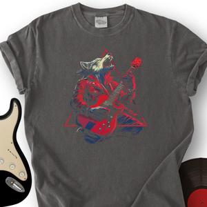 Fierce Wolf Guitar T-Shirt