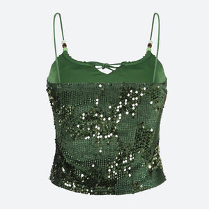 Baddie Sequined Top
