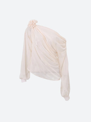 Chiffon One Shoulder Top