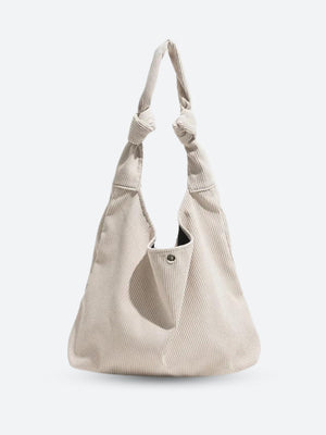 Corduroy Hobo Shoulder Bag