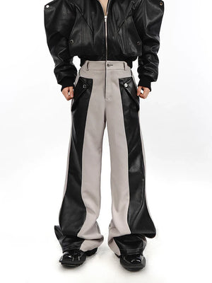 Cyberpunk Faux Leather Pants