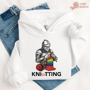 Knight Knitting Hoodie