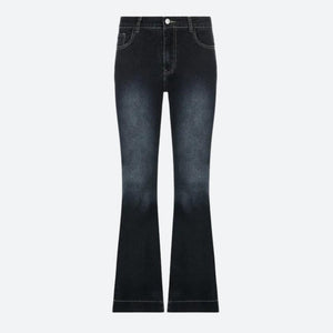 Low Rise Flare Denim Jeans