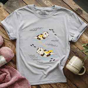 Otterly Knitting Away T-shirt