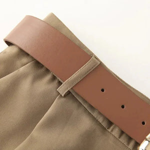 Tailored Wide Leg Pants