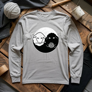 Black & White Sheeps Long Sleeve T-shirt