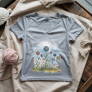 Yarn Field Lady V-neck