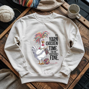 Yarn Chicken Time Sweatshirt