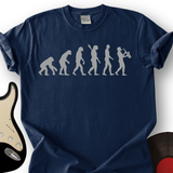 Evolution of Sax Musician T-Shirt
