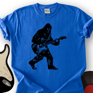 Bigfoot Playing Guitar T-Shirt