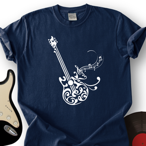 Floral Guitar T-Shirt