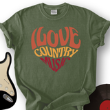 Country Music Love T-Shirt