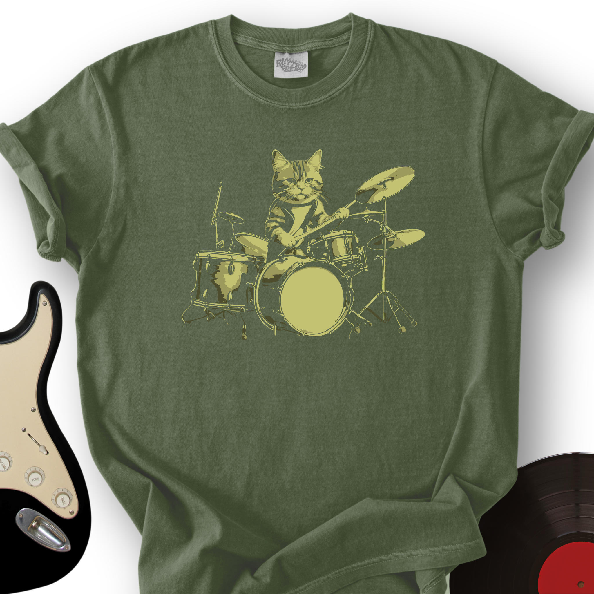 Cat Drums T-Shirt