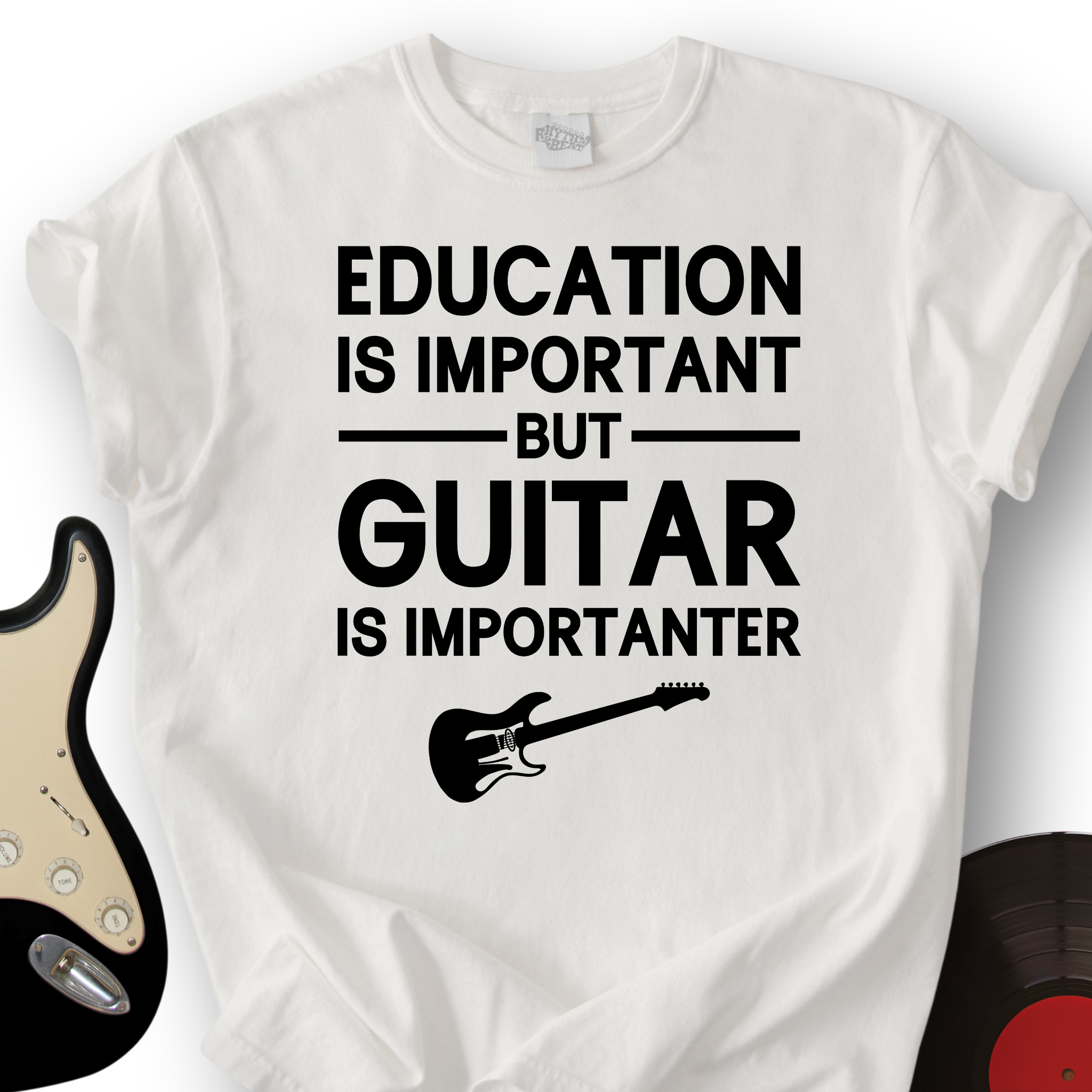Education Is Important But Guitar Is Importanter T-Shirt