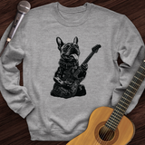 French Bulldog Guitar Crewneck