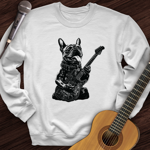 French Bulldog Guitar Crewneck
