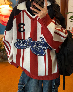 90s Locker Room Knit Sweater