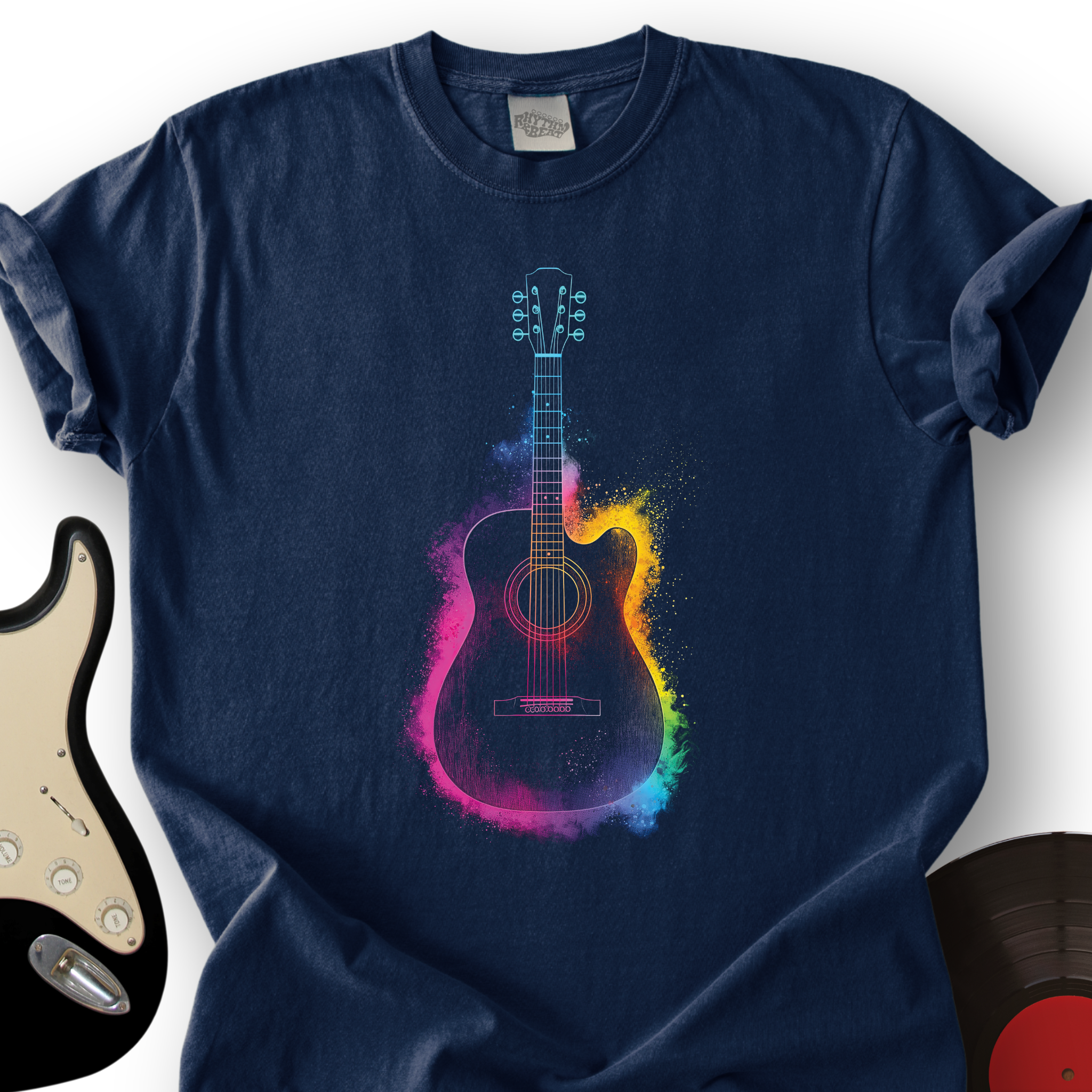 Colorburst Guitar T-Shirt