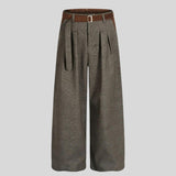 Belted Pleated Pants