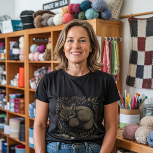 Fox & Yarn T-shirt