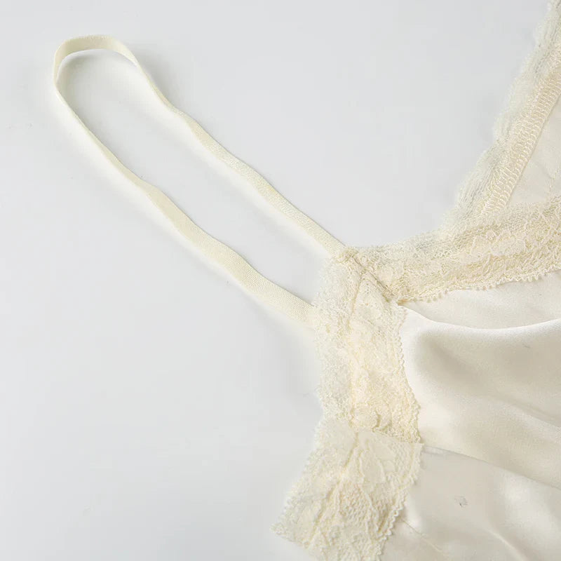 Coquette Split Front Lace Top