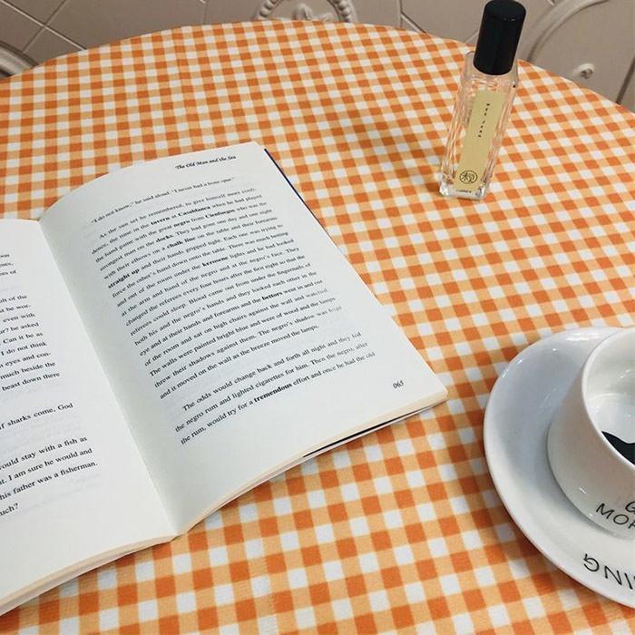 Cottagecore Aesthetic Gingham Tablecloth