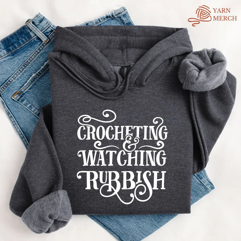 Crochet And Christmas Movie Hoodie