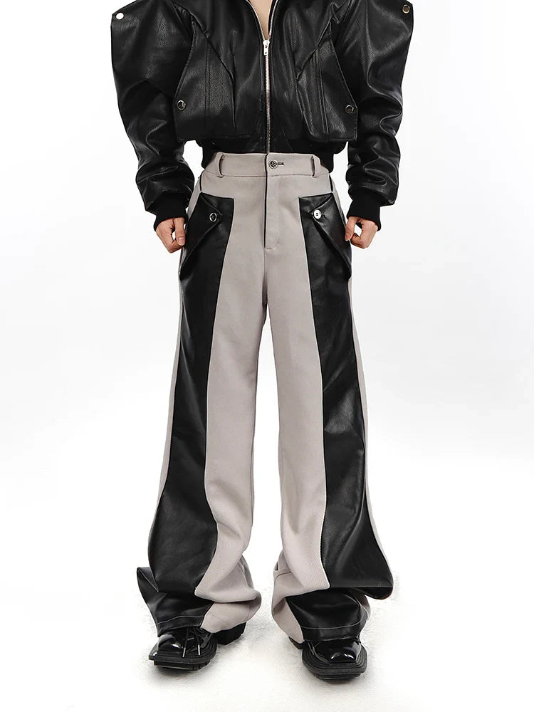 Cyberpunk Faux Leather Pants