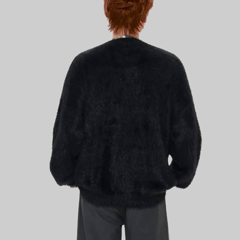 French Street Paris Fuzzy Sweater