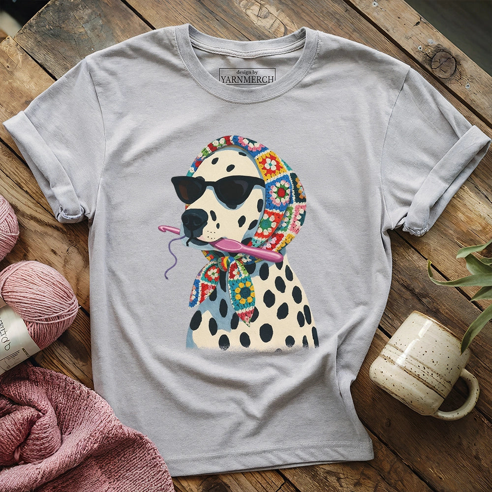 Granny Square Dalmatian T-shirt