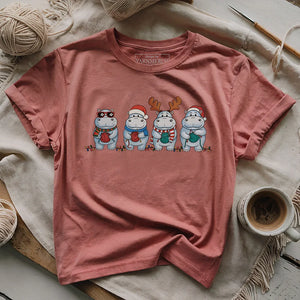 Hippo Knitmas T-shirt