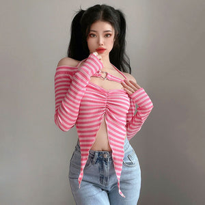 Like It's 2007 Striped Top