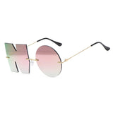 NO Shaped Sunglasses