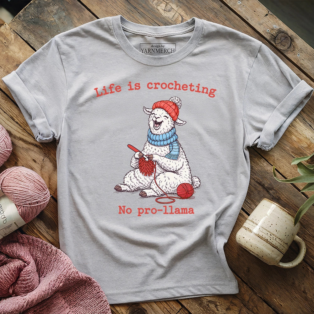 No Pro-llama T-shirt
