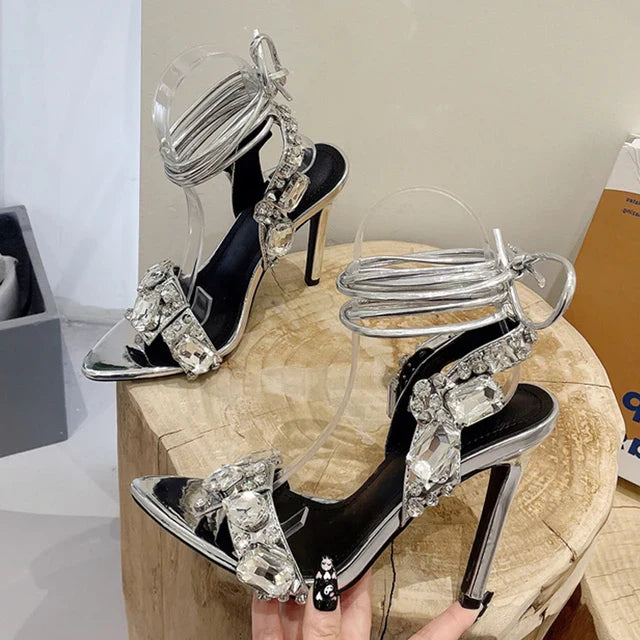 Rhinestone High Heels
