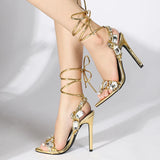 Rhinestone High Heels