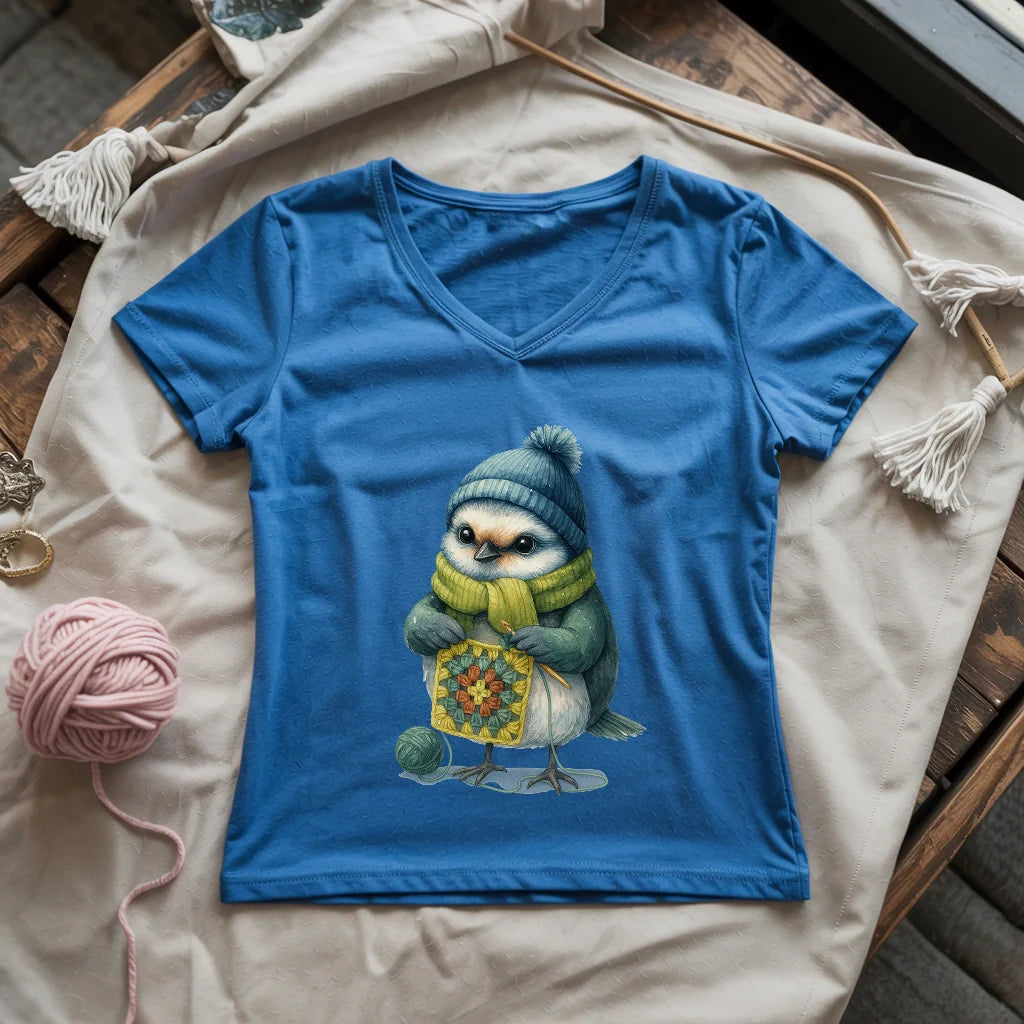 Hooker Bird Lady V-neck