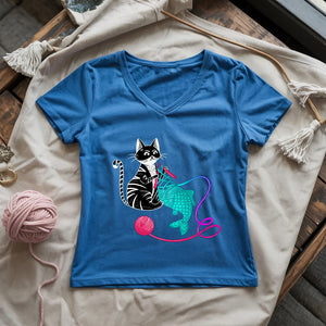 Knitfish Lady V-neck