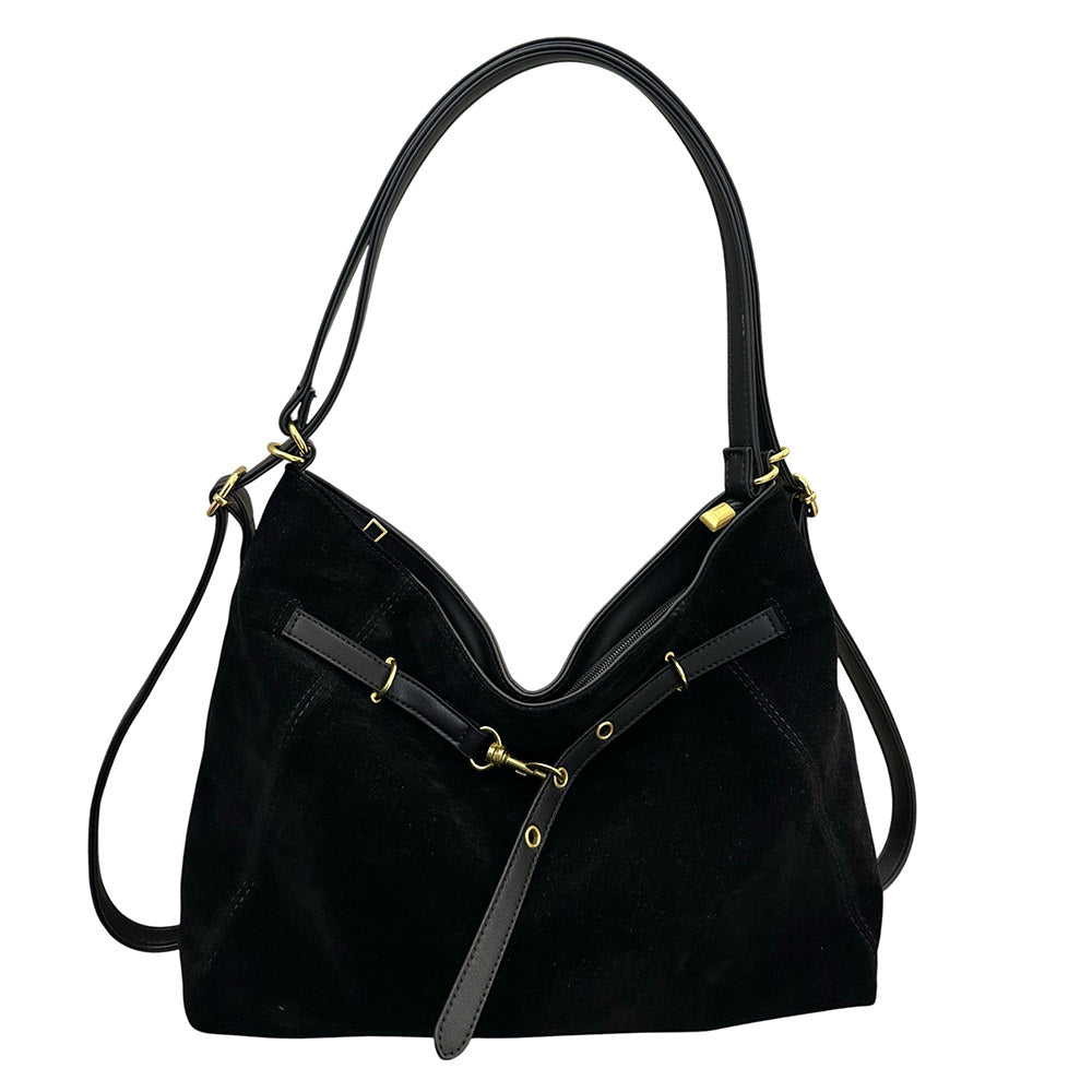 Academia Belted Shoulder Bag