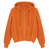 Candy Morning Loose Knit Hoodie