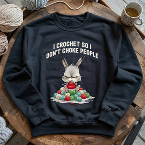 Crochet Not Choke Sweatshirt