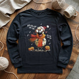 Fa-la-la Knitting Sheep Long Sleeve T-shirt