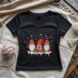 Three Knitty Gnomes Lady V-neck
