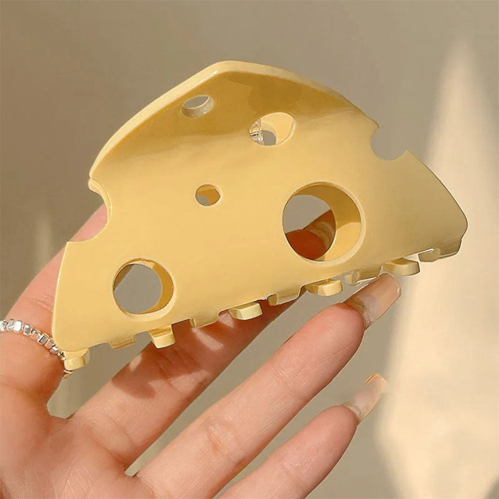 Cheese Hair Claw Clip