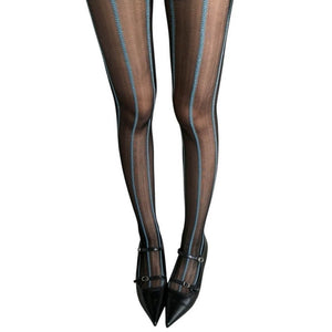Self Made Contrast Seam Line Tights