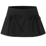 Coquette Bows Pleated Mini Skirt