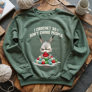 Crochet Not Choke Sweatshirt