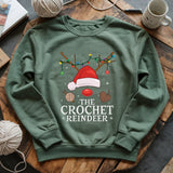 Crochet Reindeer Sweatshirt